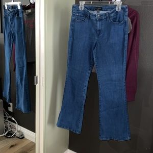 Banana Republic, wide leg, blue jeans (amazing stretch/give)